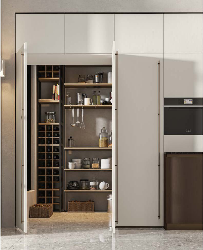 Cucina FAinteriors — dispensa aperta