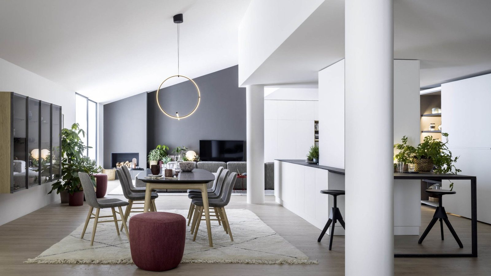 Sala da pranzo FAinteriors — sala da pranzo nell'open space